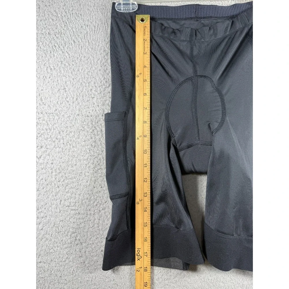 REI Co-op Cycling Shorts Womens Medium Black Padded Bike Pocketed Compression